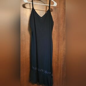 Elegant Black Slip Dress